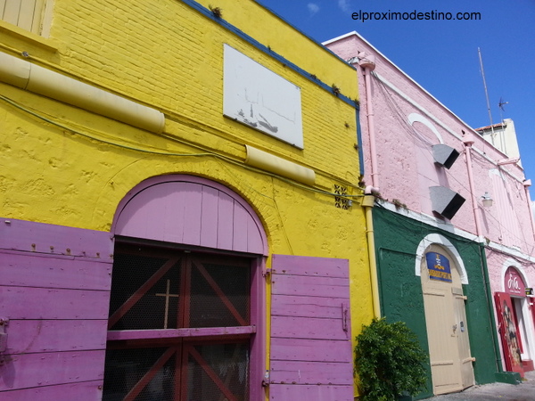 Casas de colores en Bridgetown