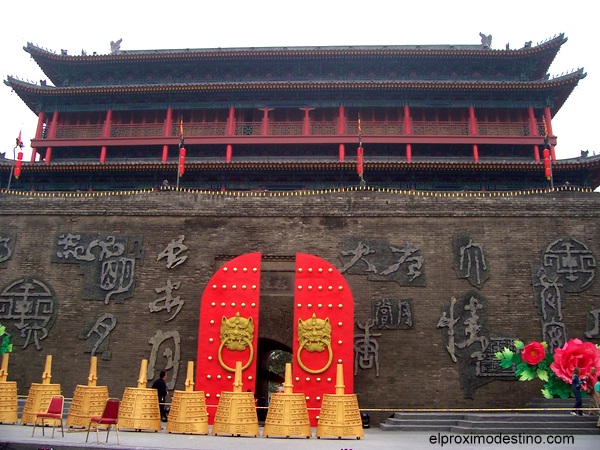 Una de las puertas de la muralla de Xi `an 
