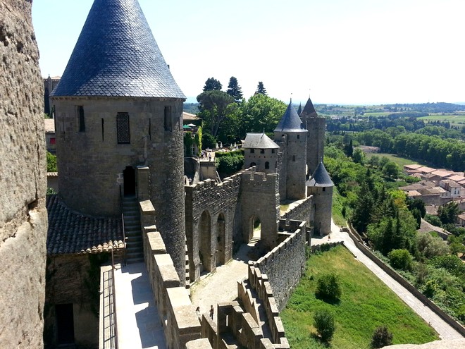 Vistas desde el Castillo, Carcassonne 