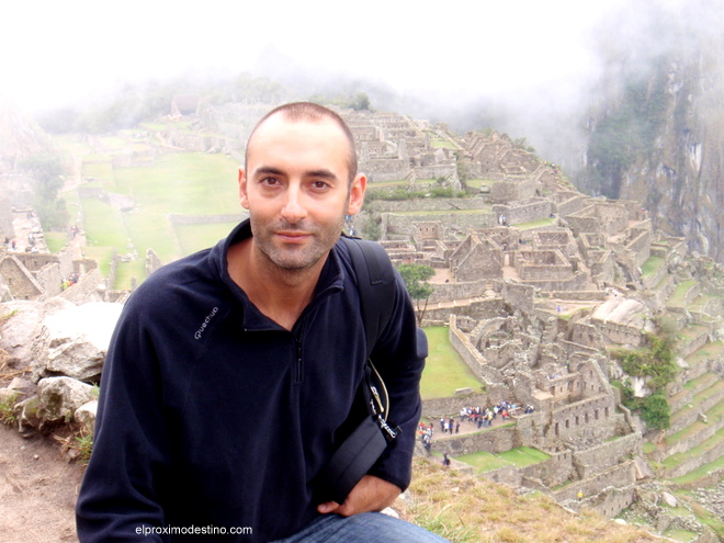 David en Machu Picchu