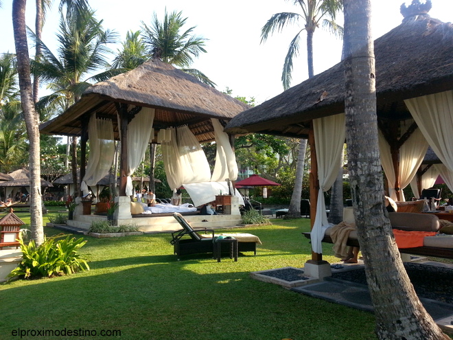 Spa al aire libre en hotel de Nusa Dua, Bali 