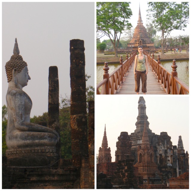visitar las ruinas de Sukhothai