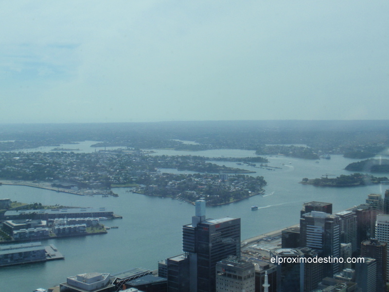 Vistas desde la Sky Tower de Sydney