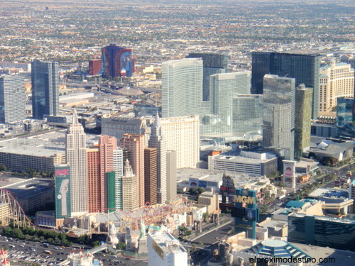 Las Vega desde el helicóptero
