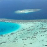 Sobrevolando las Maldivas en hidroavión