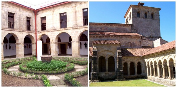 Claustro de la Colegiata de Santillana del Mar 