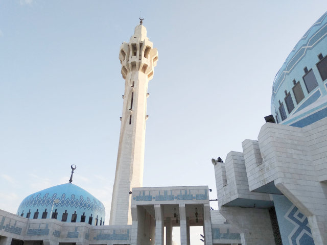 que ver en amman, la mezquita azul de amman