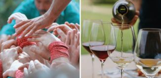 Taller casteller y cata de vinos solidaria en Vilafranca del Penedès enoturismo desde barcelona